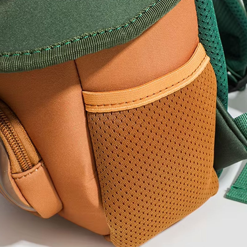 Sac A Dos Enfant Champignon Pilou Poches Exterieures Laterales Plates
