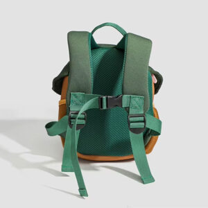 Sac A Dos Enfant Champignon Pilou Vert Vue Arriere