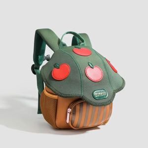 Sac A Dos Enfant Champignon Pilou Vert Vue Biais