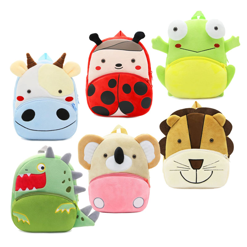 Sac A Dos Peluche Enfant 3d Animaux