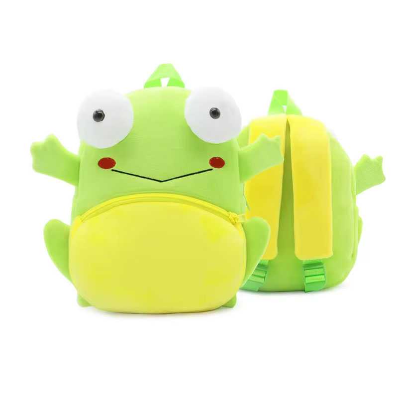 Sac A Dos Peluche Enfant 3d Modele Grenouille