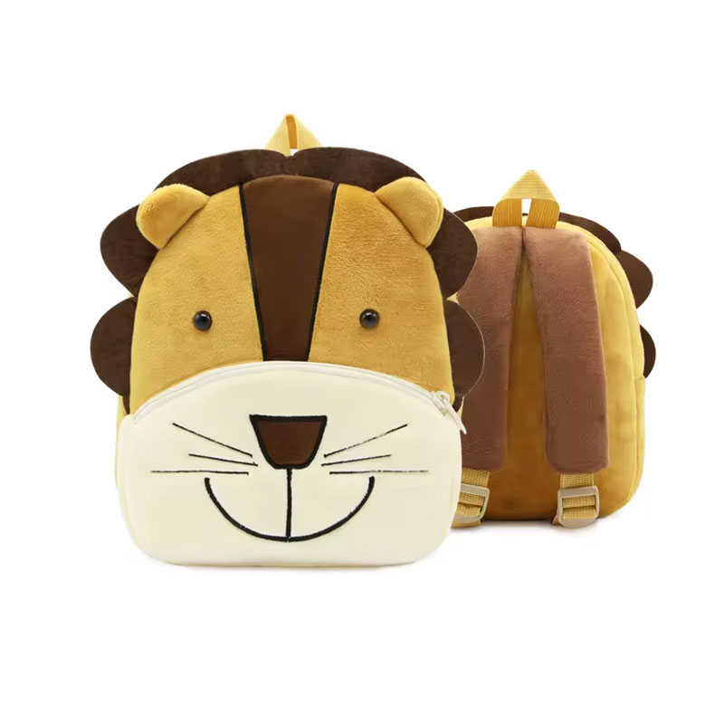 Sac A Dos Peluche Enfant 3d Modele Lion