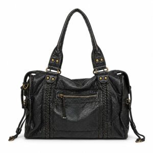 Sac Cours Effet Cuir Lave Rock Roxane 2 Anses
