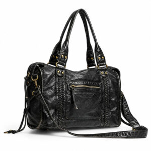 Sac Cours Effet Cuir Lave Rock Roxane Vue Biais