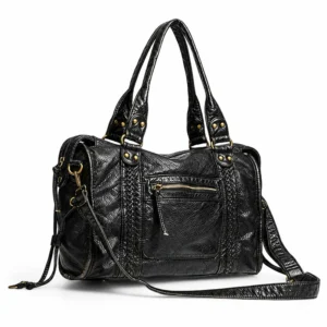 Sac Cours Effet Cuir Lave Rock Roxane Vue Biais