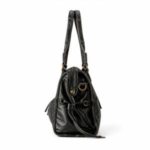 Sac Cours Effet Cuir Lave Rock Roxane Vue Laterale