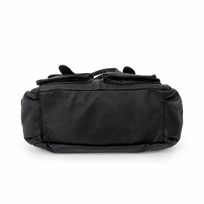 Sac Besace Cours Multi Poches Grunge Vue Dessous