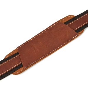 Serviette Cuir Crazy Horse Homme Eredito Marron Renfort Epaule